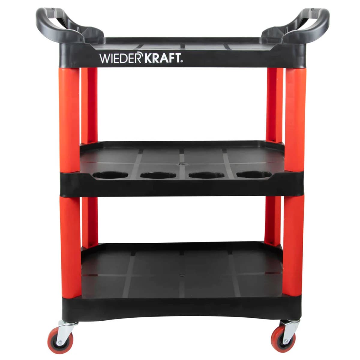 Тележка для детейлинга 3 полки пластиковая Wiederkraft WDK-819