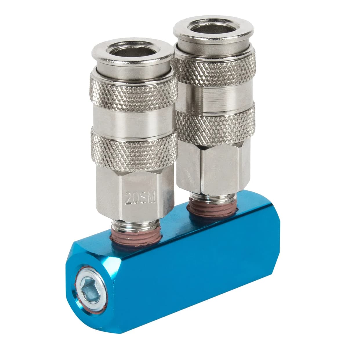 Разветвитель пневматический 2 выхода «мама» без потери давления Wiederkraft WDK-82ML