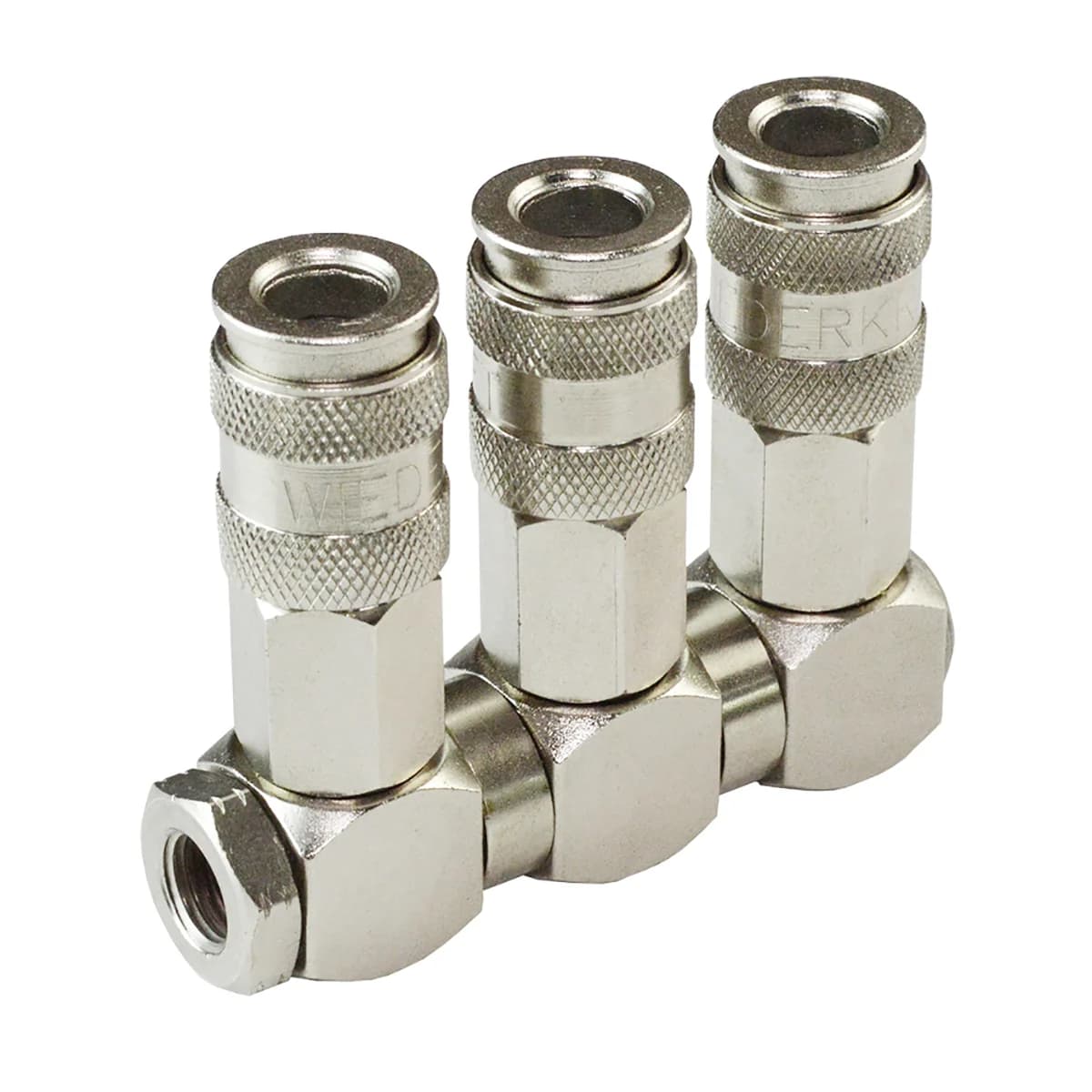 Разветвитель пневматический 3 выхода вращающиеся с БРС Wiederkraft WDK-83RT