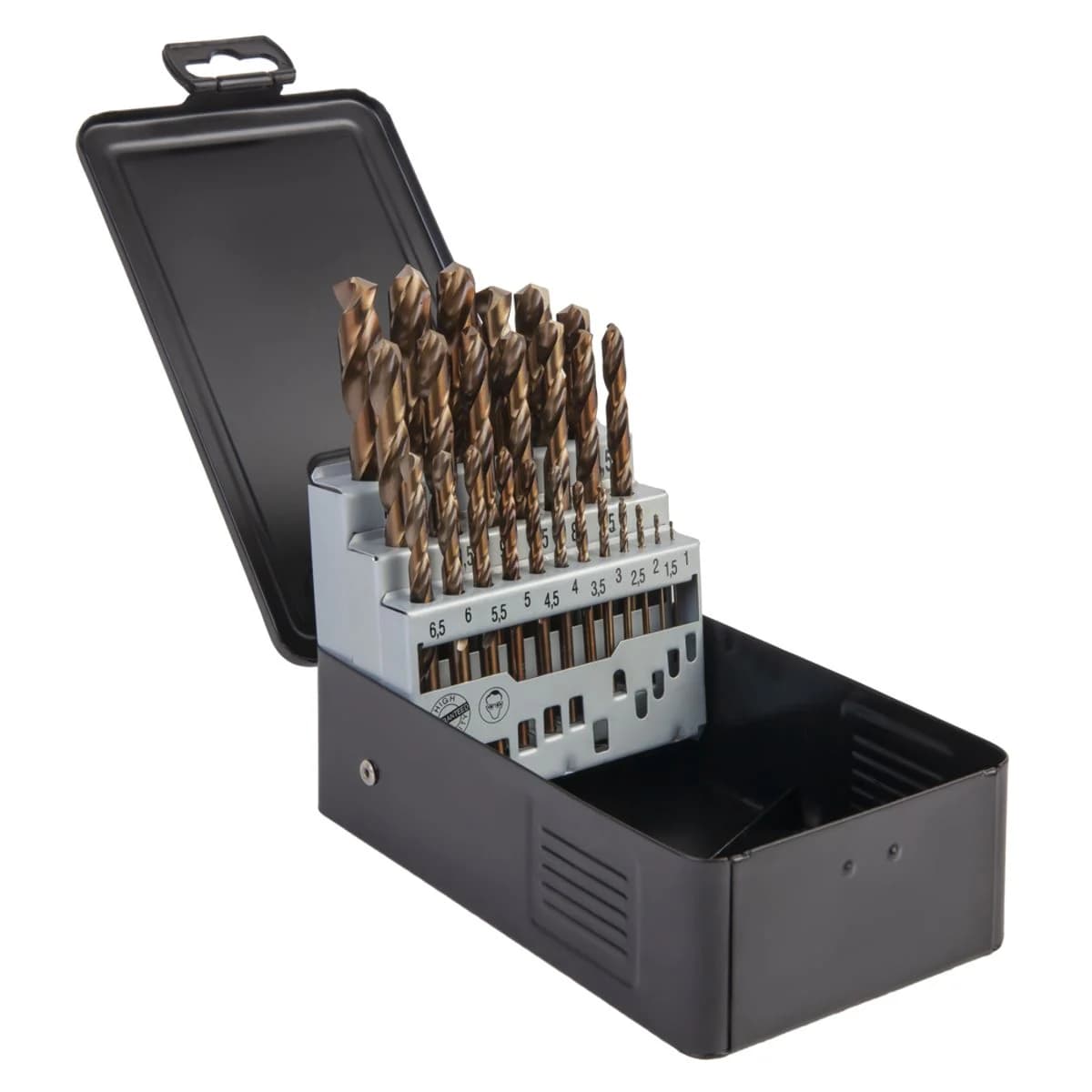 Набор сверл Wiederkraft WDK-DC25 в кейсе