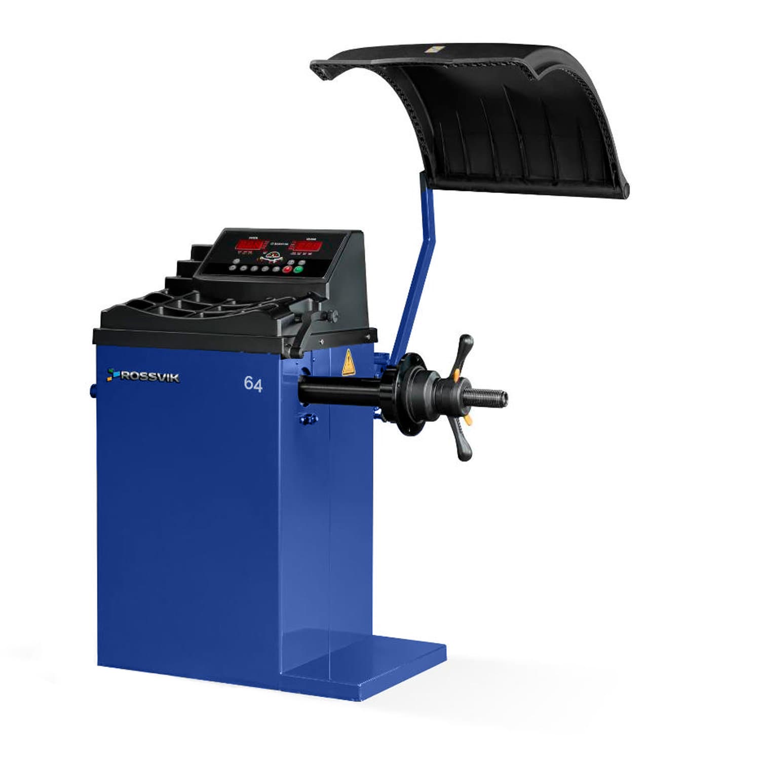 Балансировочный станок ROSSVIK VT-64 — общий вид, синий