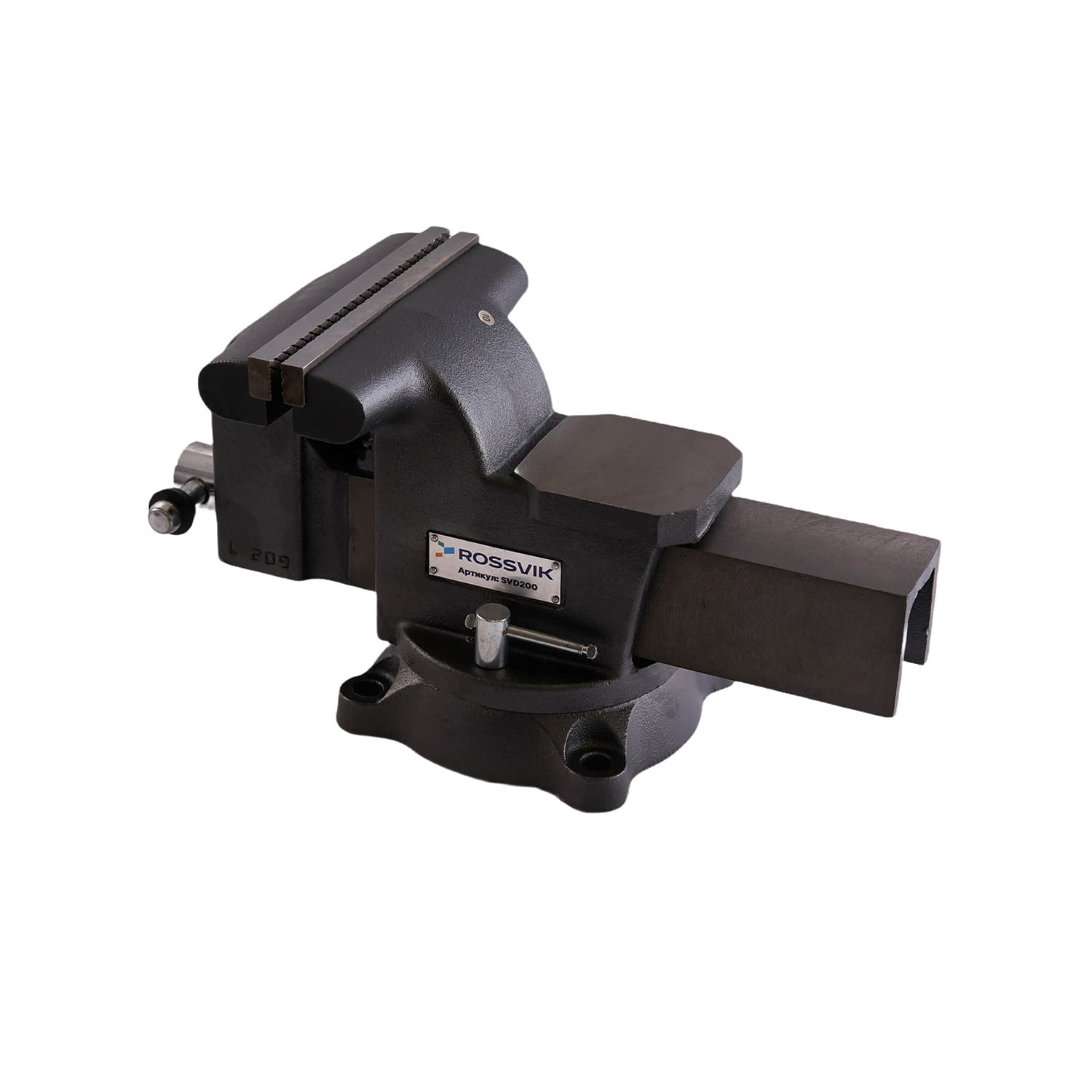 Тиски слесарные ROSSVIK SVD200 200мм
