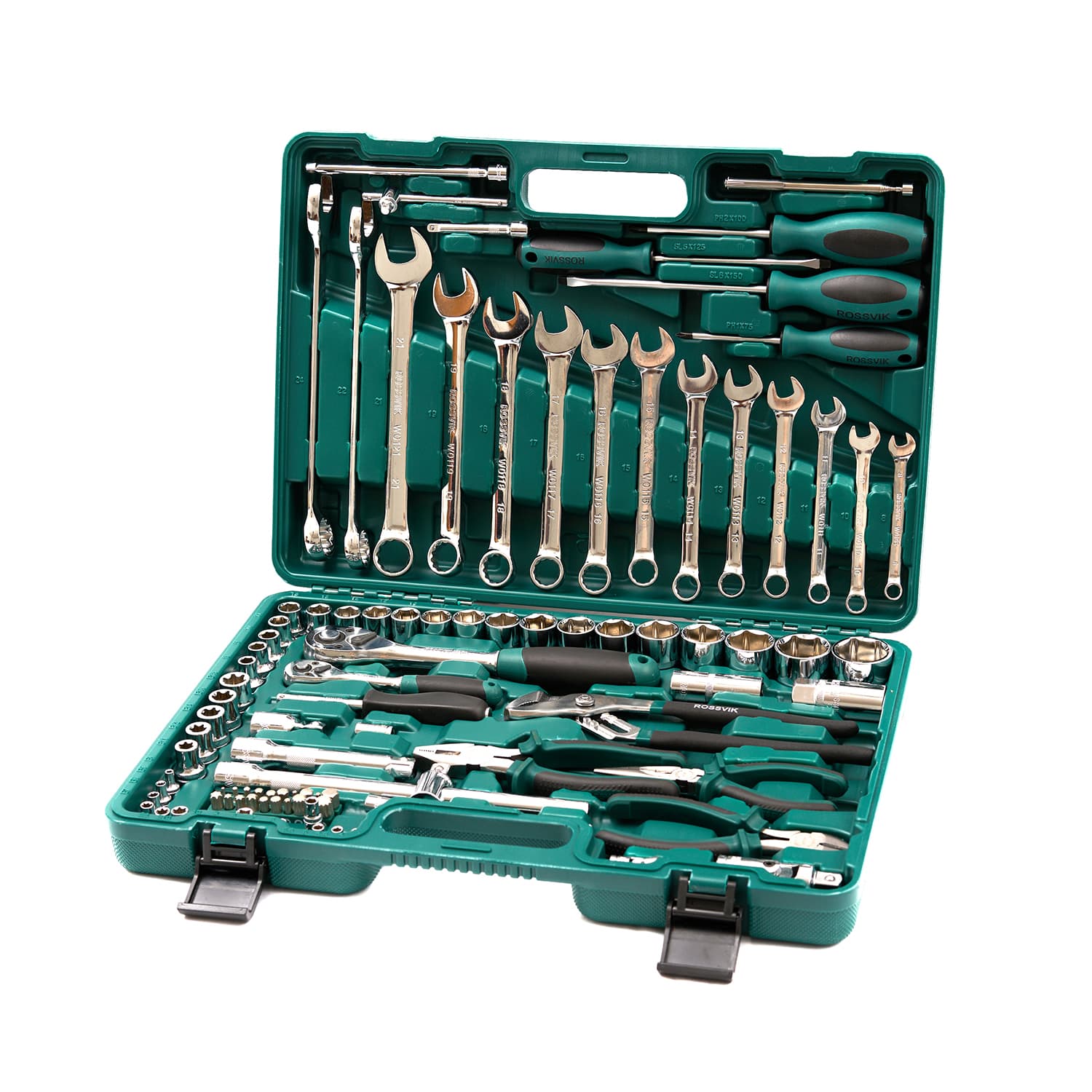 Набор инструментов ROSSVIK UST099 в открытом кейсе