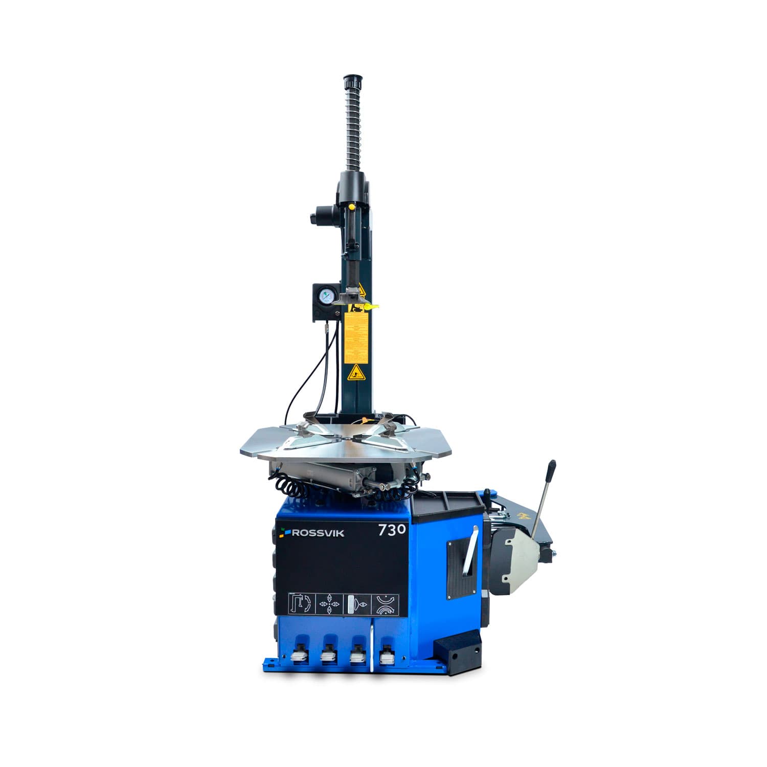 Шиномонтажный станок Rossvik V-730 — общий вид, синий