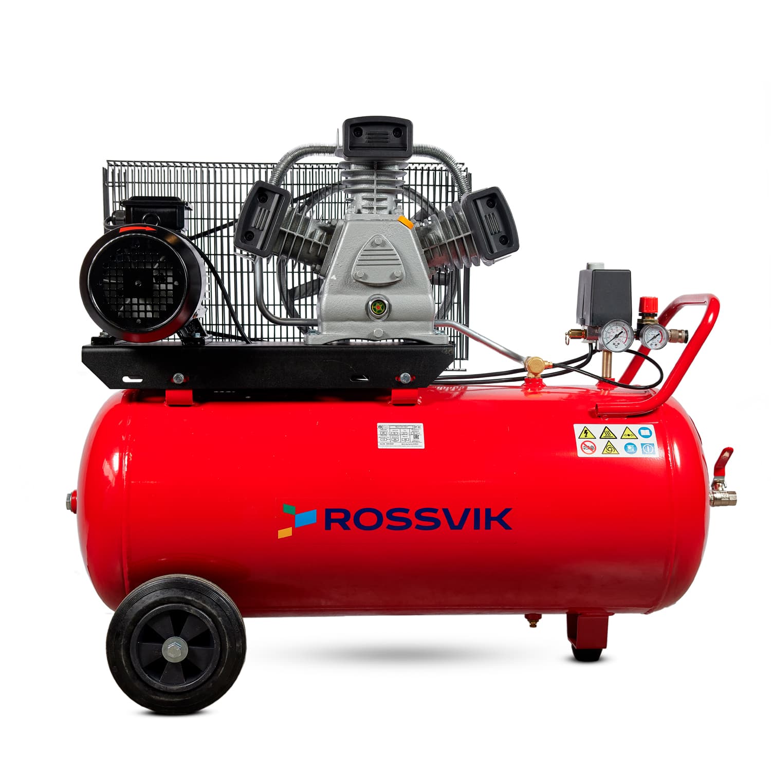 Компрессор поршневой ROSSVIK СБ4/С-100.LB40 — 580 л/мин, 10 бар, 100 л