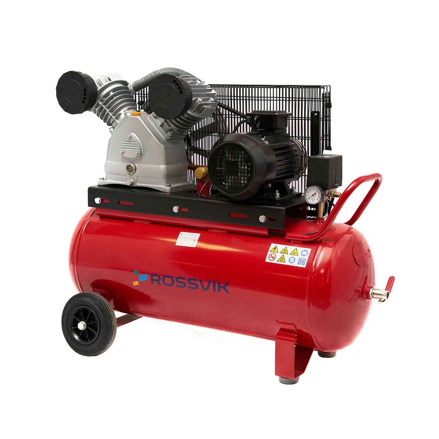 Компрессор поршневой Rossvik СБ4/С-100.LB50 — 690 л/мин, 10 бар, 100 л