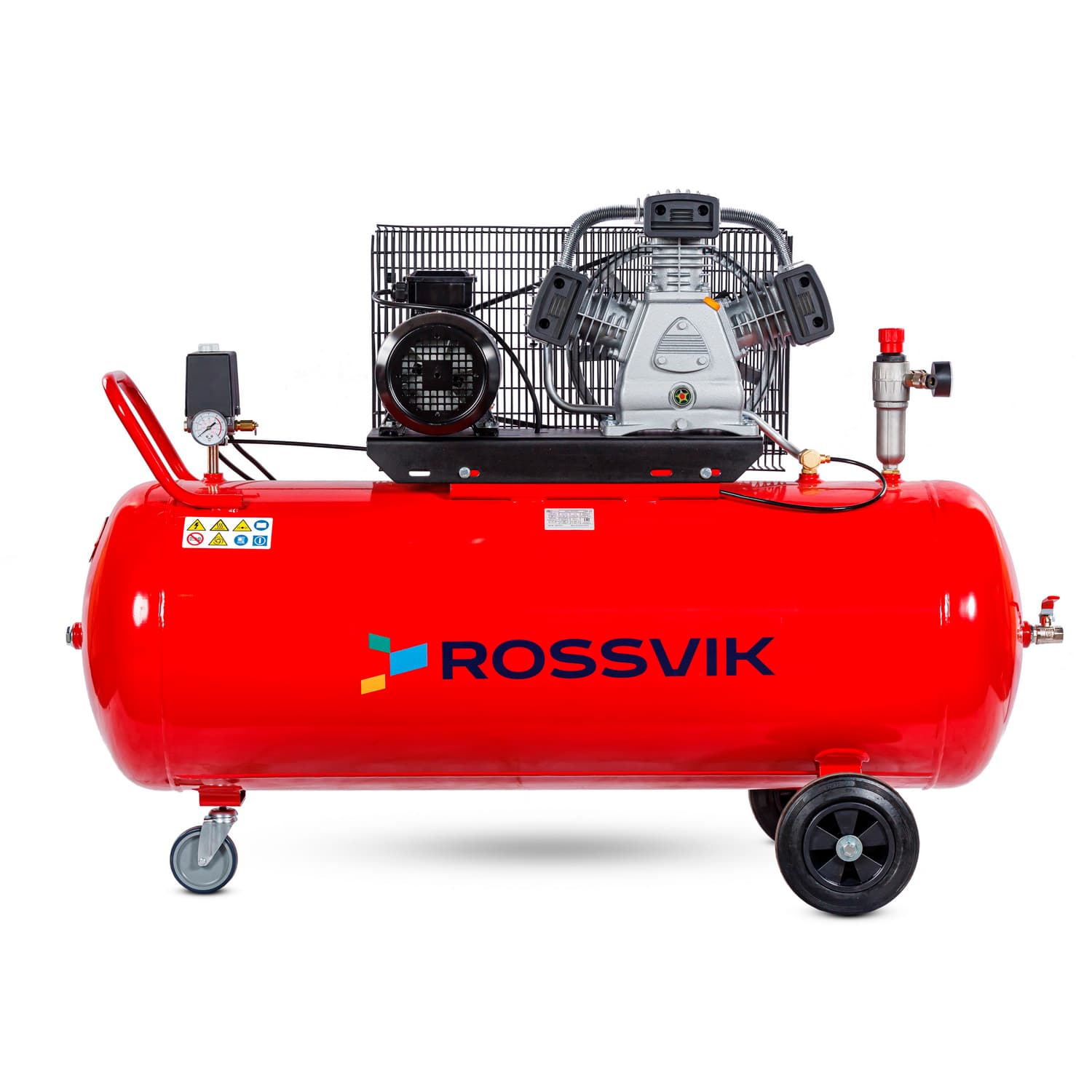 Компрессор поршневой Rossvik СБ4/С-200.LB40 — 580 л/мин, 10 бар, 200 л