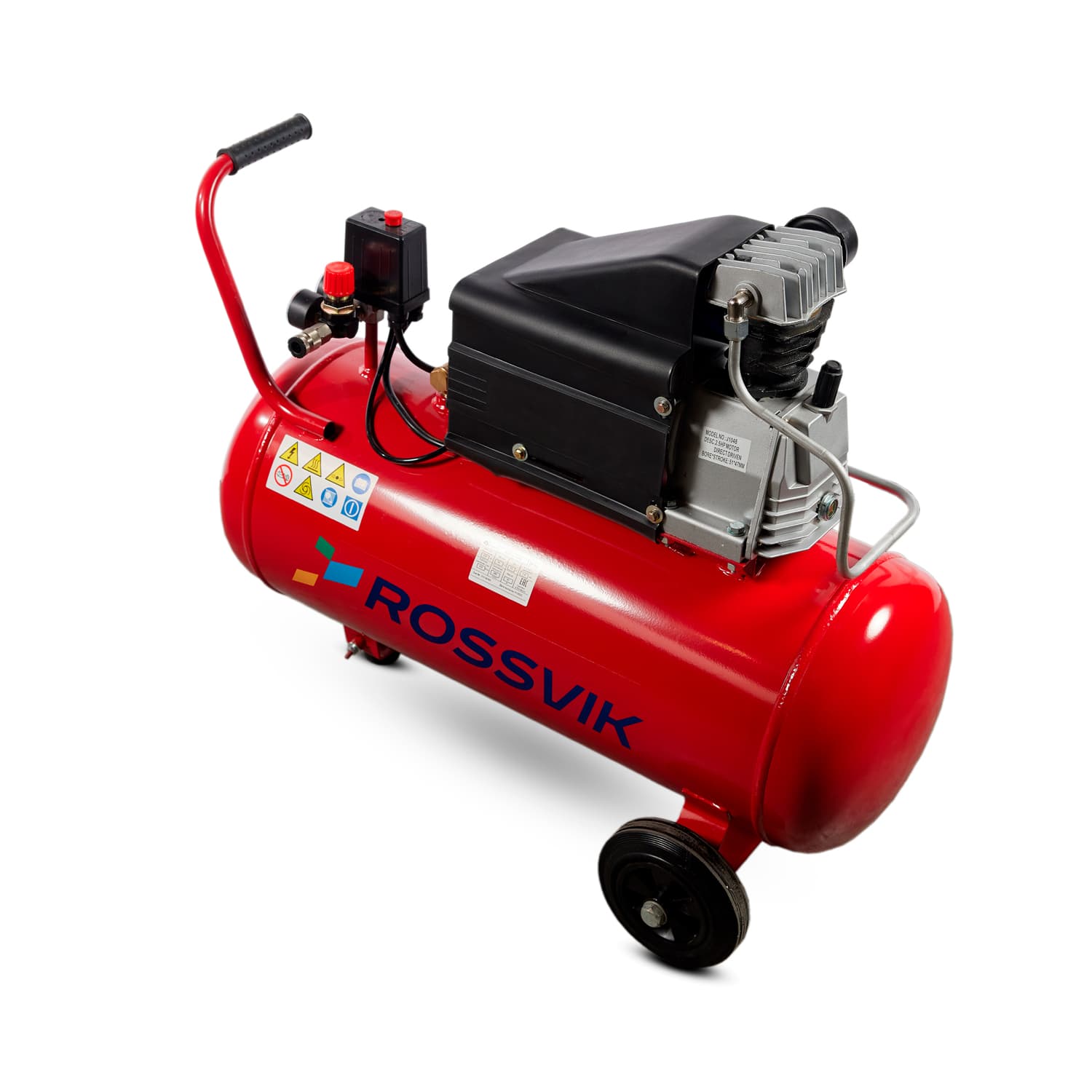 Компрессор поршневой ROSSVIK СБ4/С-50.J1048В — 260 л/мин, 8 бар, 50 л