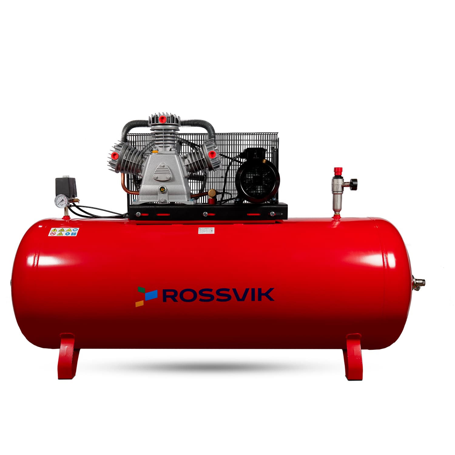 Компрессор поршневой Rossvik СБ4/Ф-500.LB75 — 950 л/мин, 10 бар, 500 л