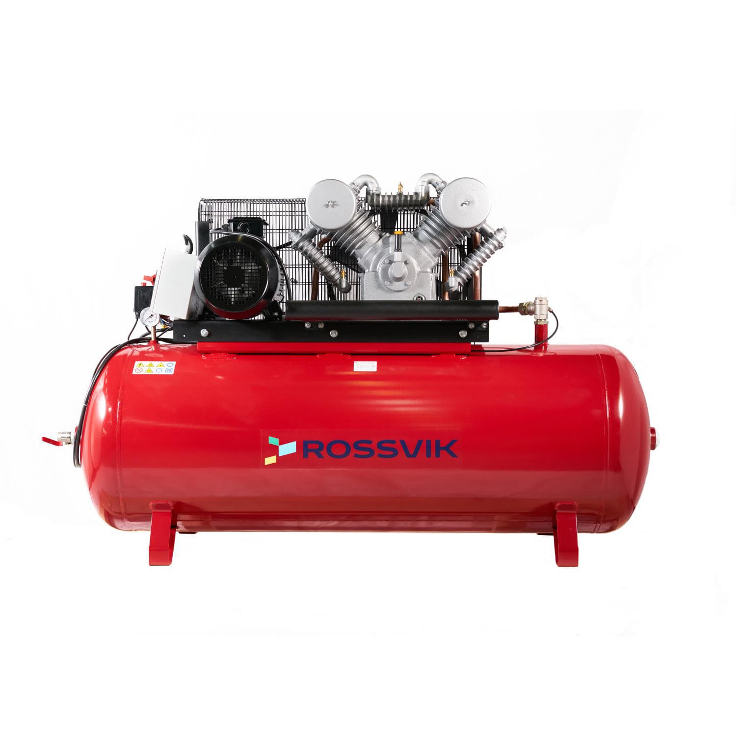 Компрессор поршневой Rossvik СБ4/Ф-500.LT100 — 1 400 л/мин, 10 бар, 500 л