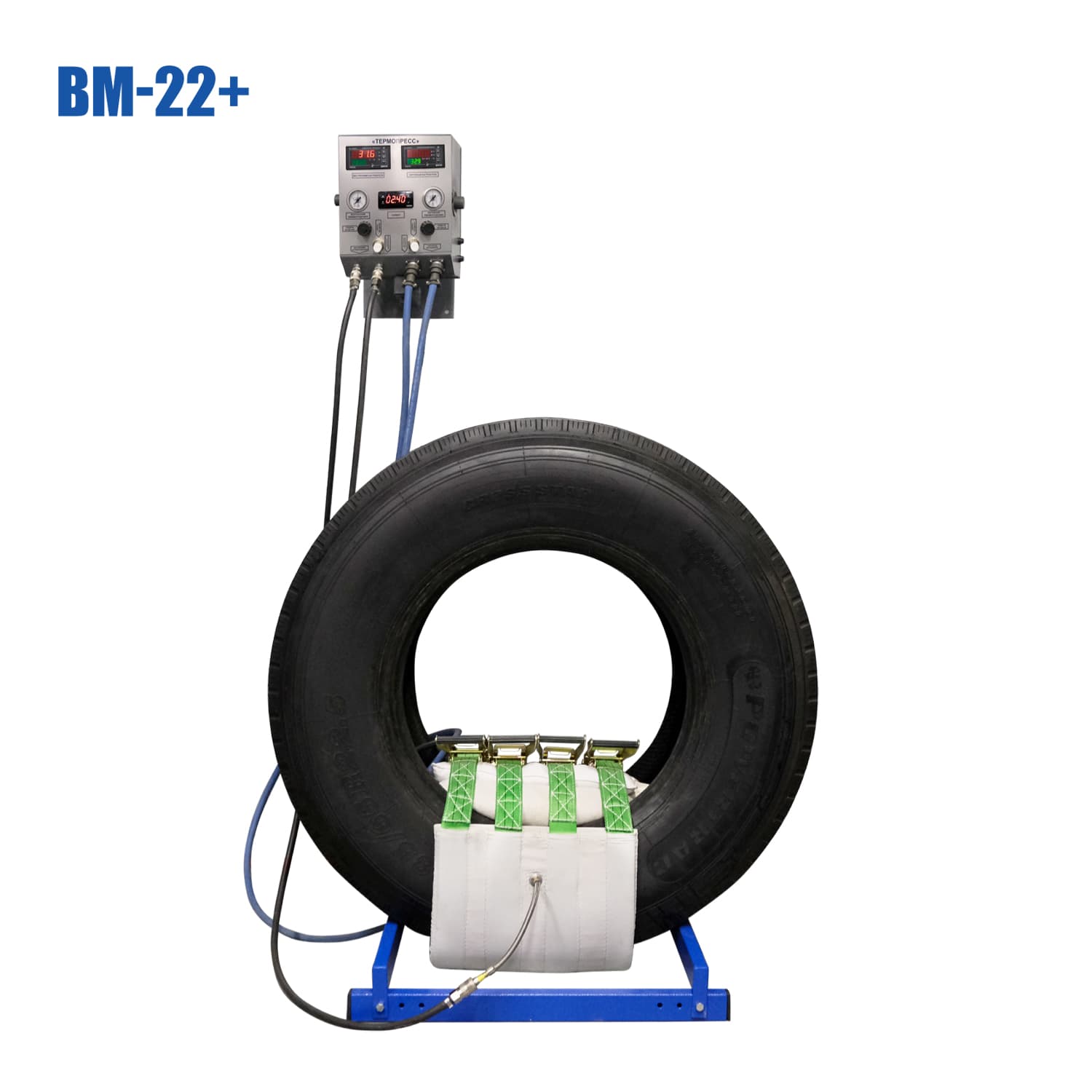 Вулканизатор Rossvik ВМ-22+ — мобильный, для шин 10.00R20–14.00R24