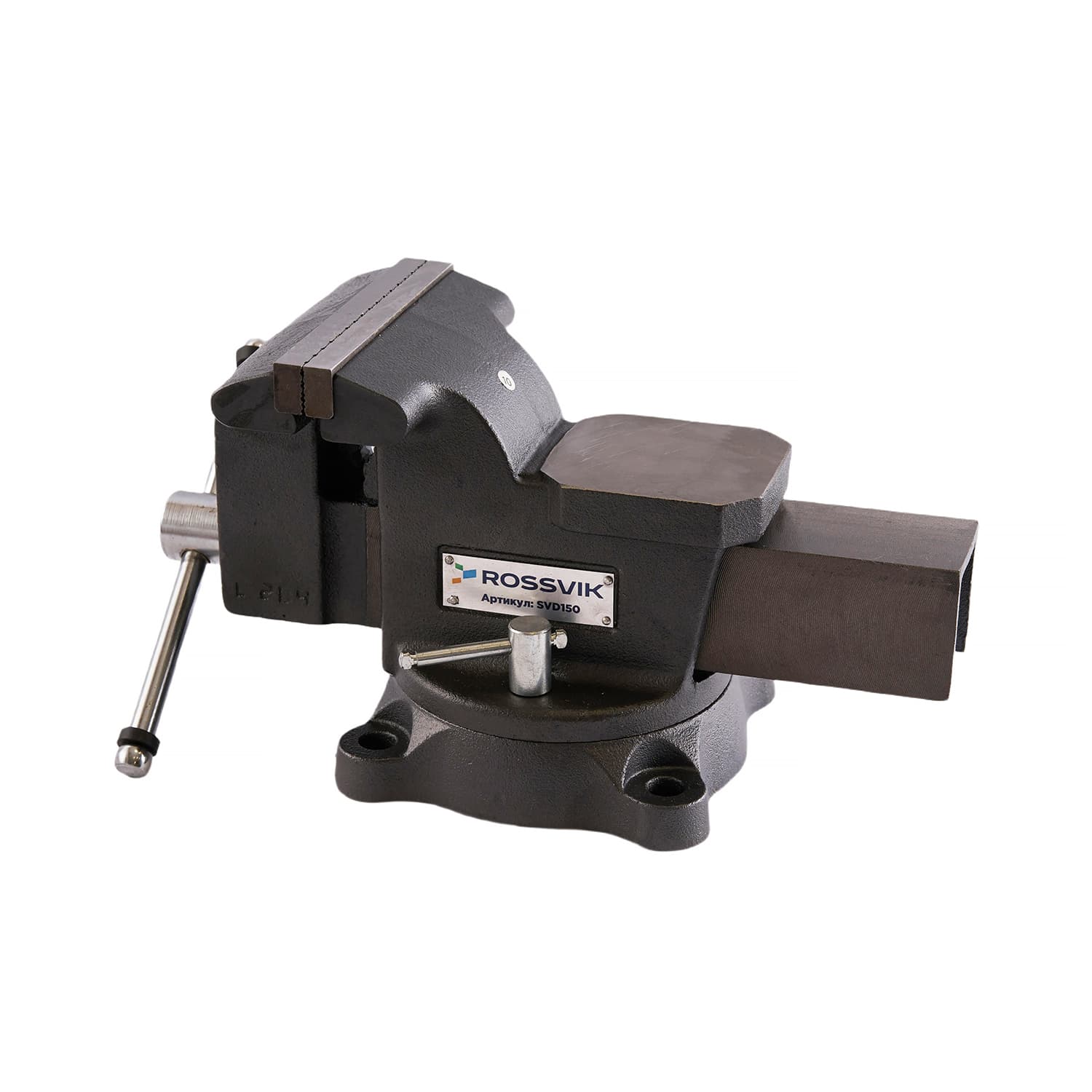 Тиски слесарные Rossvik SVD150 поворотные