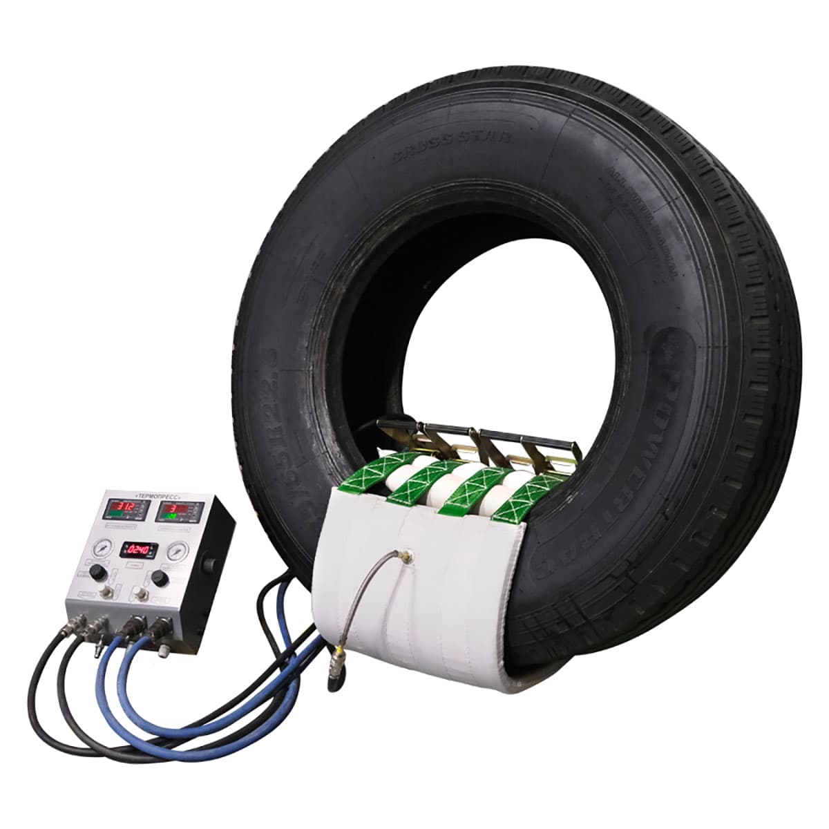 Мобильный вулканизатор ROSSVIK ВМ-22 — ремонт шин 10.00R20–14.00R24