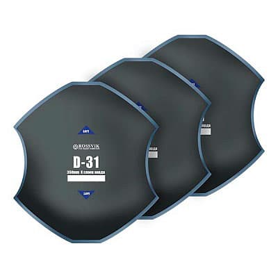 Пластырь диагональный Rossvik D-31 — 350 мм, 6 слоёв корда, 5 шт.