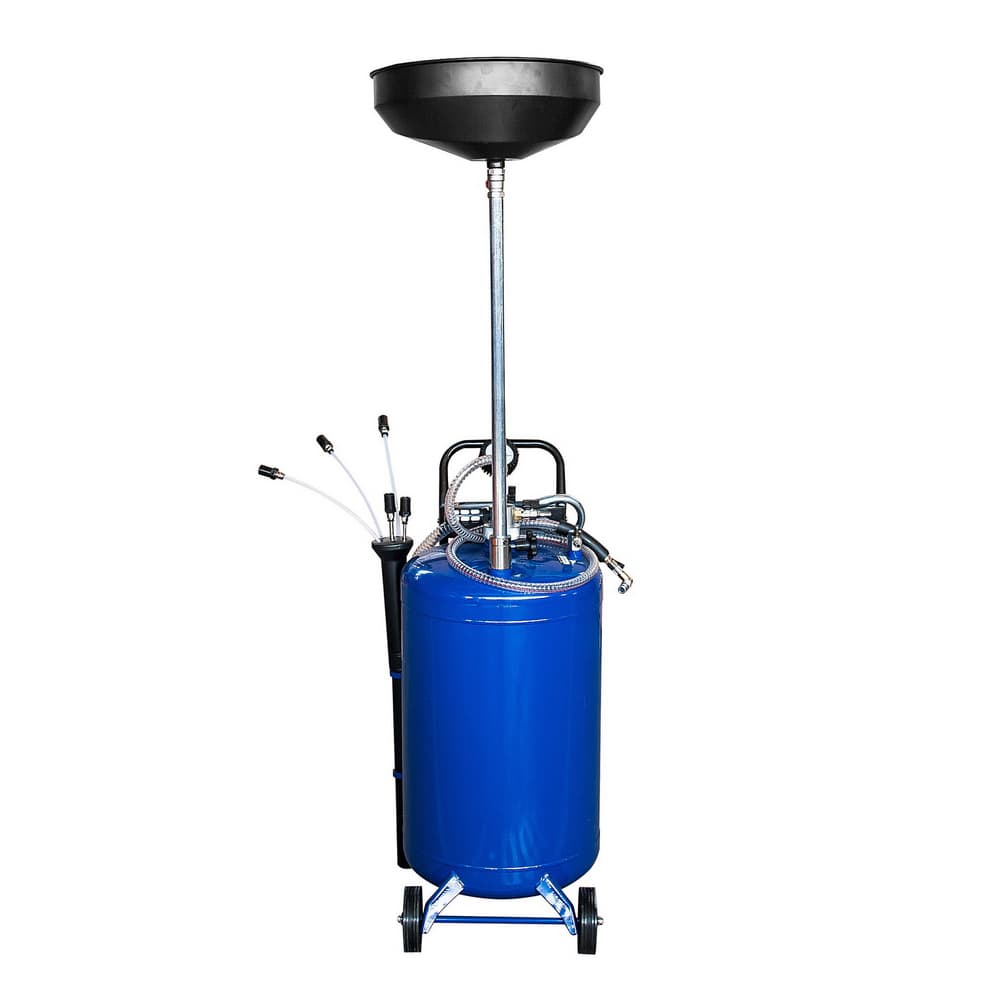 Установка маслосборная ROSSVIK V-2084, бак 65 л, воронка, щупы, синий