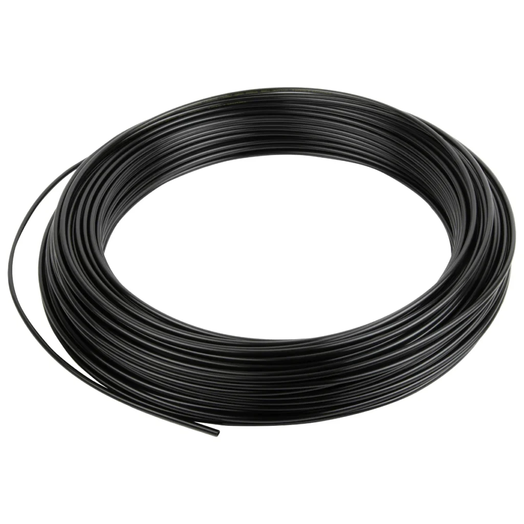 Трубка пневматическая нейлоновая чёрная 4×6 мм, 100 м Harrison HNS0406-BK
